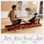 WM10 Tri-fold Water Rowing Machine - Image 10